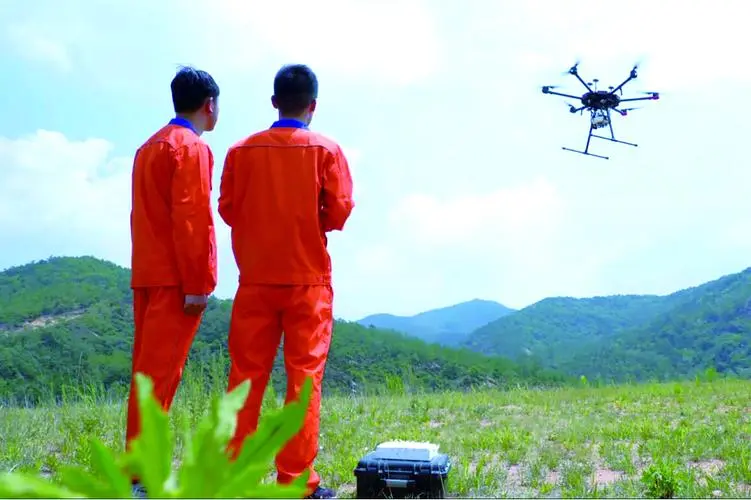 淇滨无人机倾斜摄影巡检拍摄